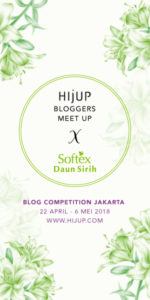 Banner Lomba Blogger Hijup x Softex