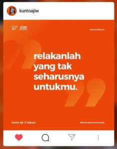 Lirik Lagu Kunto Aji - Bungsu